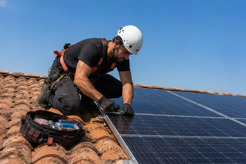Maintenance et monitoring de panneaux solaires au May-sur-Èvre