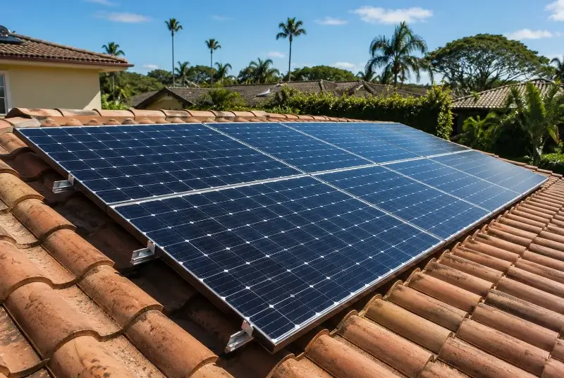 Installation de panneaux solaires au May-sur-Èvre